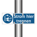 Strom hier trennen