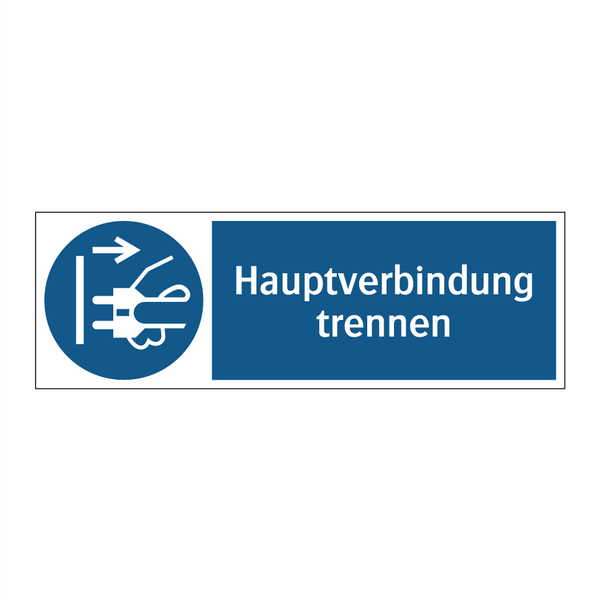 Hauptverbindung trennen