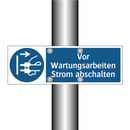 Vor Wartungsarbeiten Strom abschalten