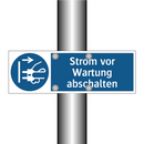 Strom vor Wartung abschalten