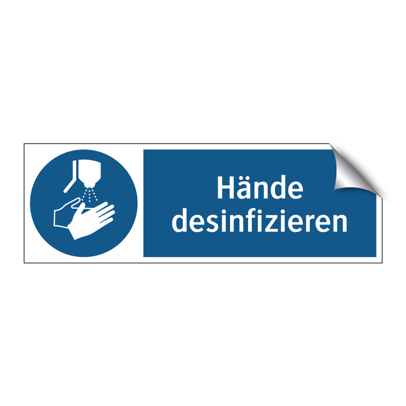 Hände desinfizieren