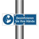 Desinfizieren Sie Ihre Hände