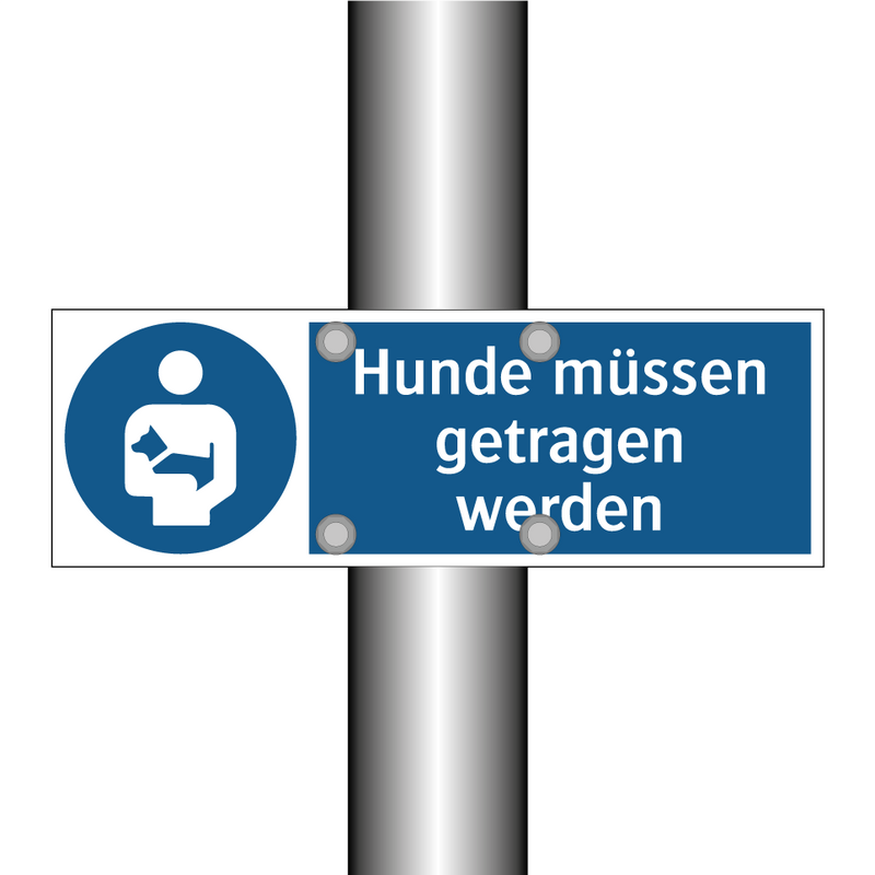 Hunde müssen getragen werden