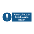 Feuerschutztür Geschlossen halten