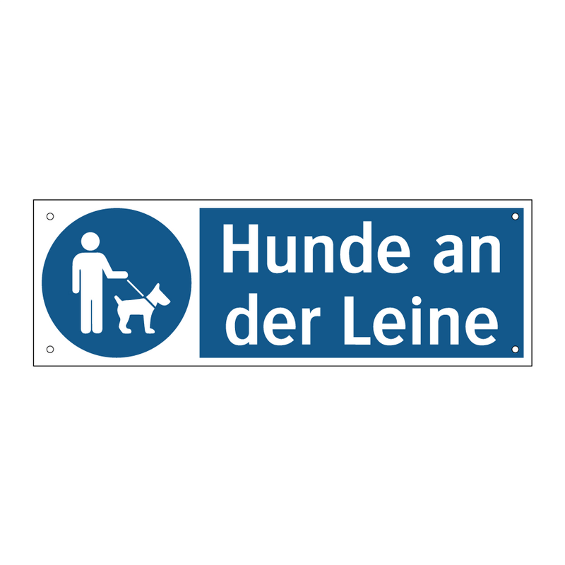 Hunde an der Leine