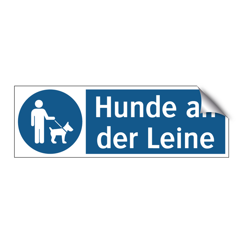 Hunde an der Leine