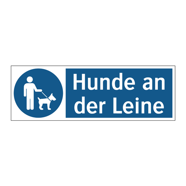 Hunde an der Leine