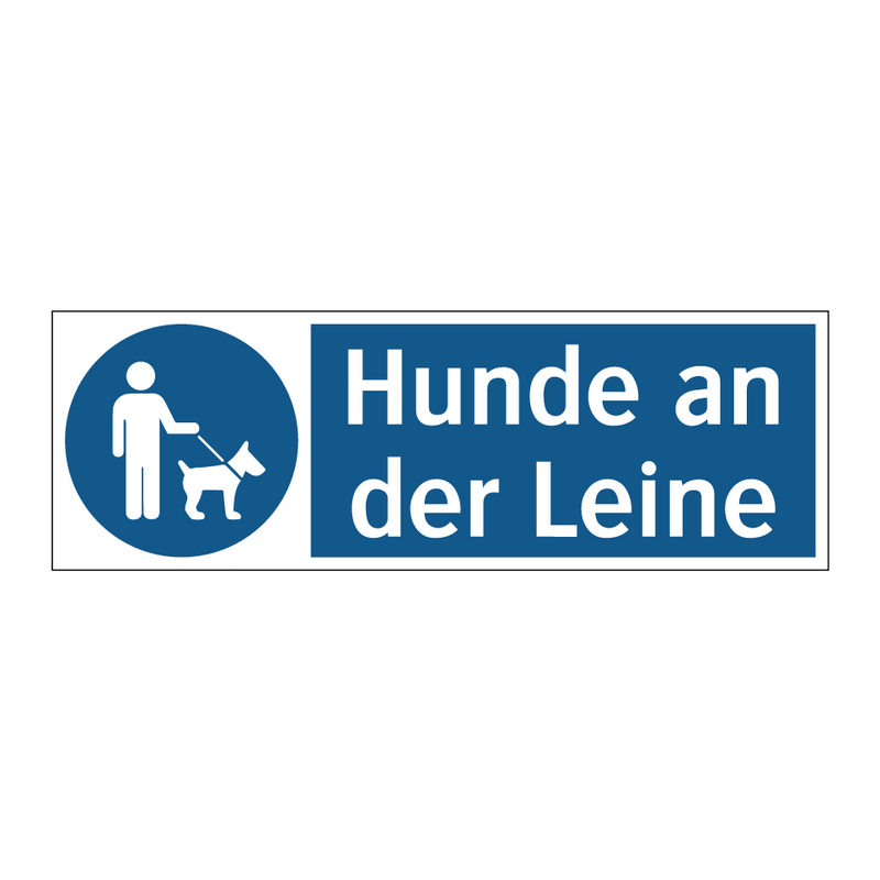 Hunde an der Leine