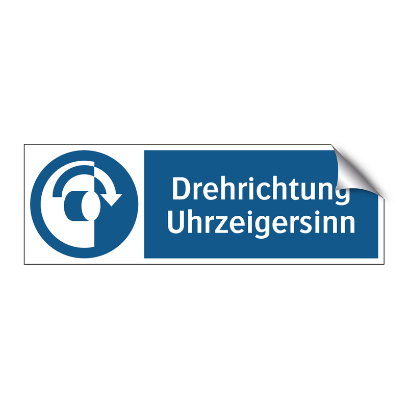 Drehrichtung Uhrzeigersinn