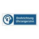 Drehrichtung Uhrzeigersinn