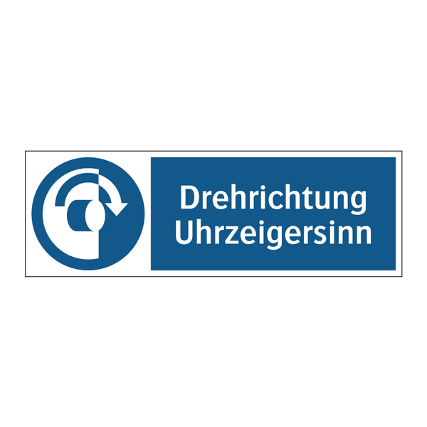 Drehrichtung Uhrzeigersinn
