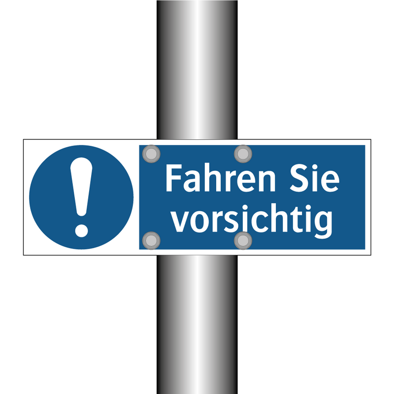 Fahren Sie vorsichtig