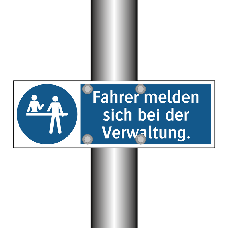 Fahrer melden sich bei der Verwaltung.