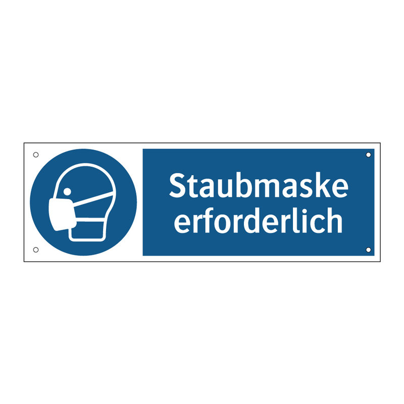 Staubmaske erforderlich