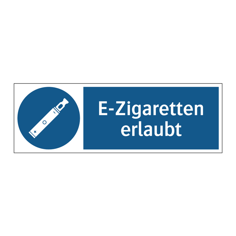 E-Zigaretten erlaubt