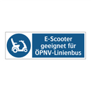 E-Scooter geeignet für ÖPNV-Linienbus