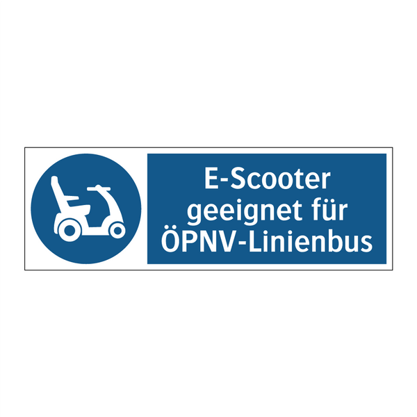 E-Scooter geeignet für ÖPNV-Linienbus
