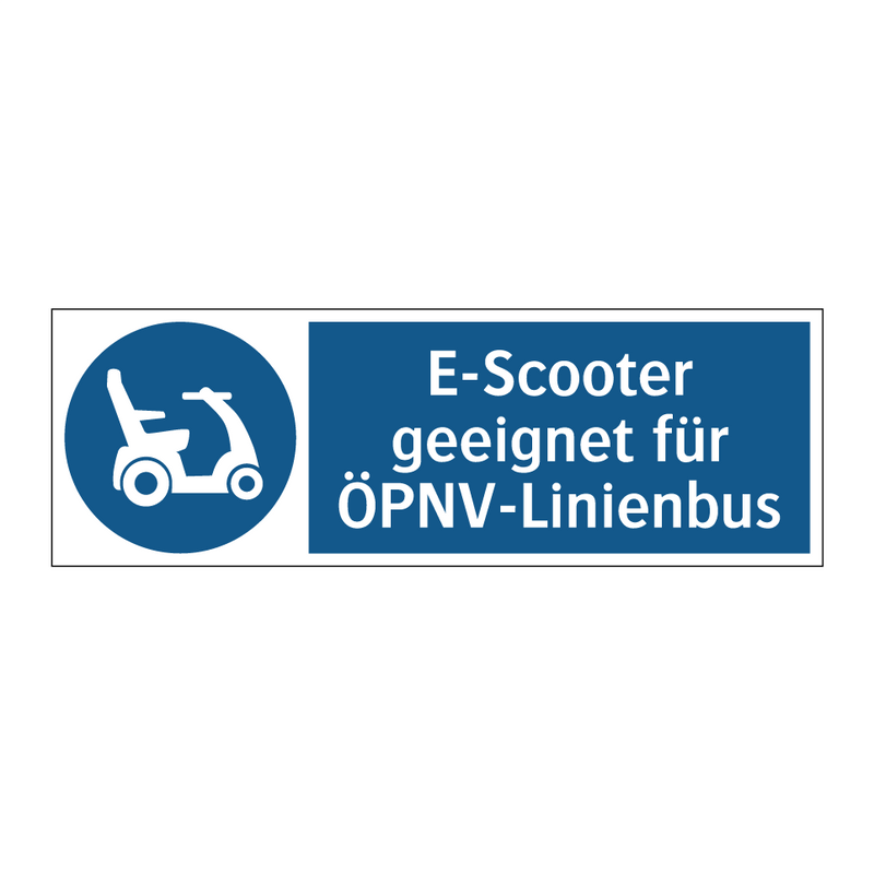 E-Scooter geeignet für ÖPNV-Linienbus
