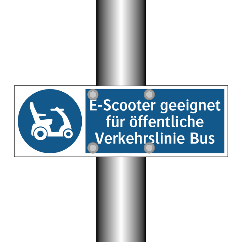 E-Scooter geeignet für öffentliche Verkehrslinie Bus