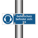 Gehörschutz befindet sich: XX