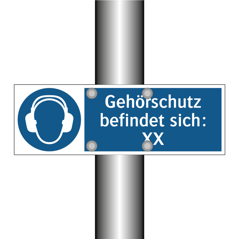 Gehörschutz befindet sich: XX