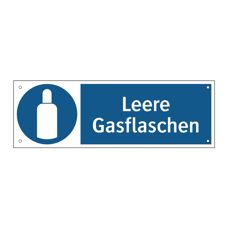 Leere Gasflaschen