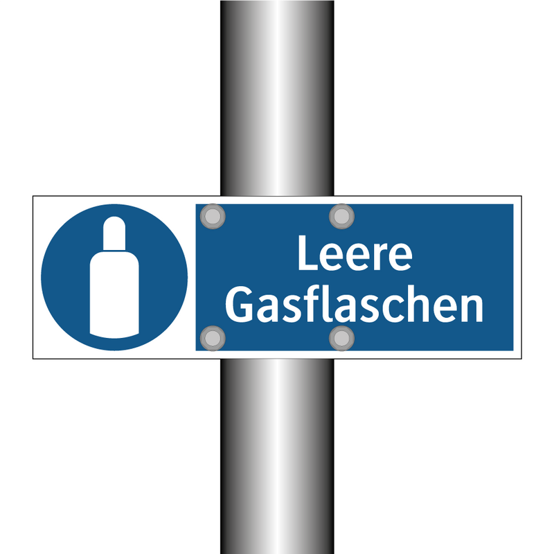 Leere Gasflaschen