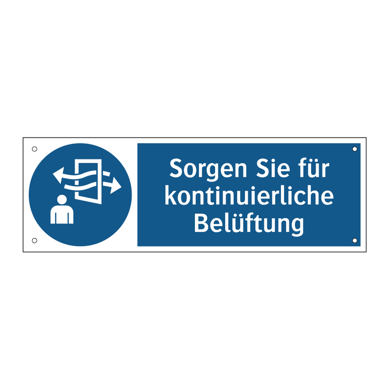 Sorgen Sie für kontinuierliche Belüftung