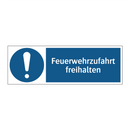 Feuerwehrzufahrt freihalten