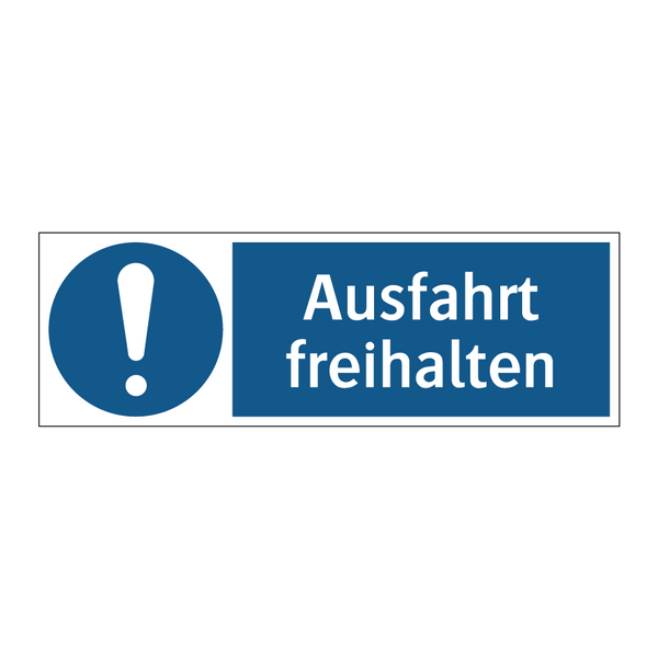 Ausfahrt freihalten