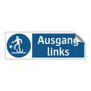 Ausgang links