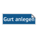Gurt anlegen