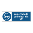 Augenschutz befindet sich: XX