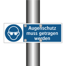 Augenschutz muss getragen werden
