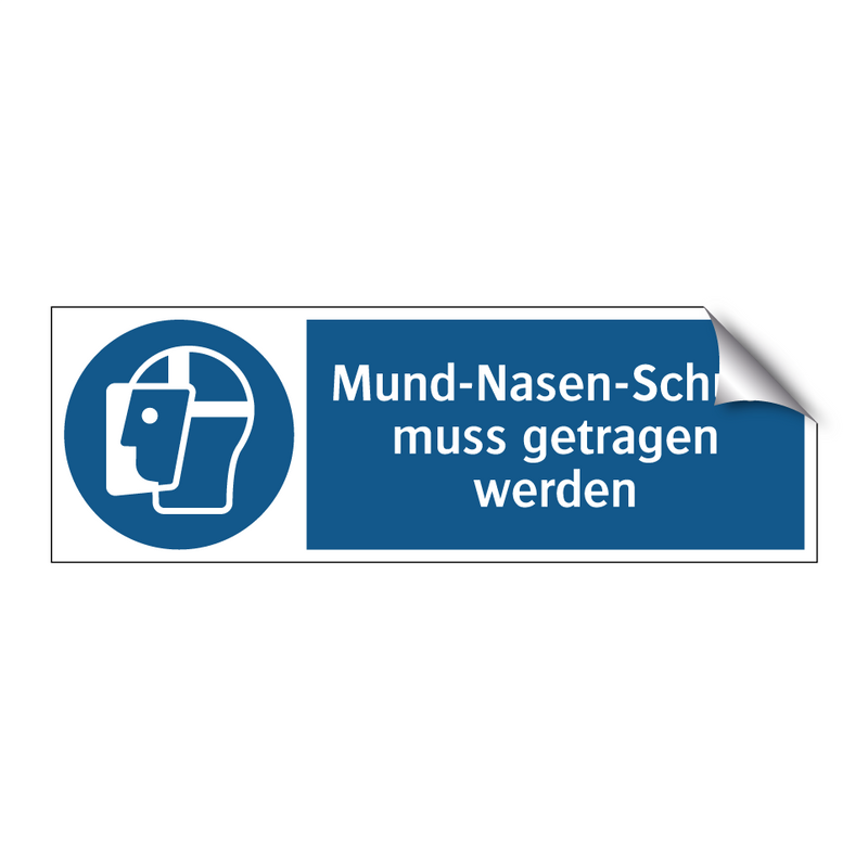 Mund-Nasen-Schutz muss getragen werden