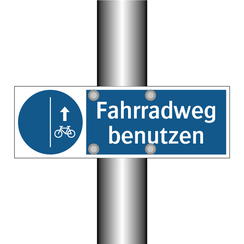 Fahrradweg benutzen