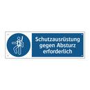 Schutzausrüstung gegen Absturz erforderlich