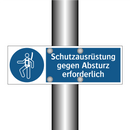 Schutzausrüstung gegen Absturz erforderlich