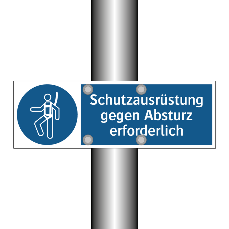 Schutzausrüstung gegen Absturz erforderlich
