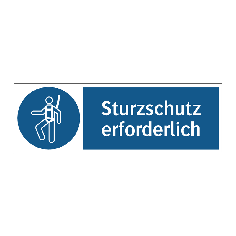 Sturzschutz erforderlich