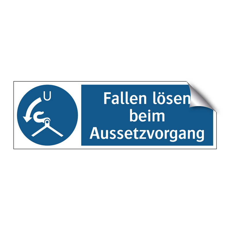 Fallen lösen beim Aussetzvorgang