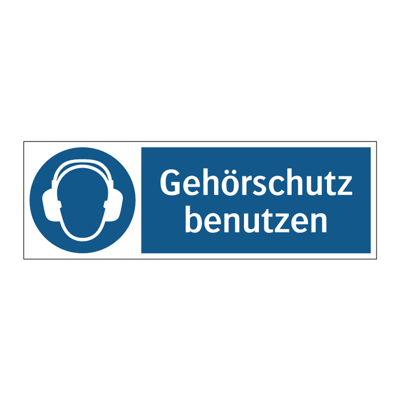 Gehörschutz benutzen