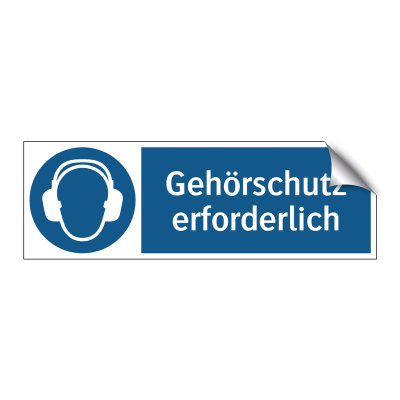 Gehörschutz erforderlich