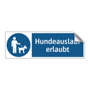 Hundeauslauf erlaubt