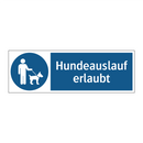 Hundeauslauf erlaubt