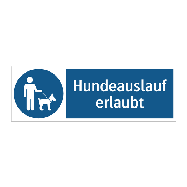 Hundeauslauf erlaubt