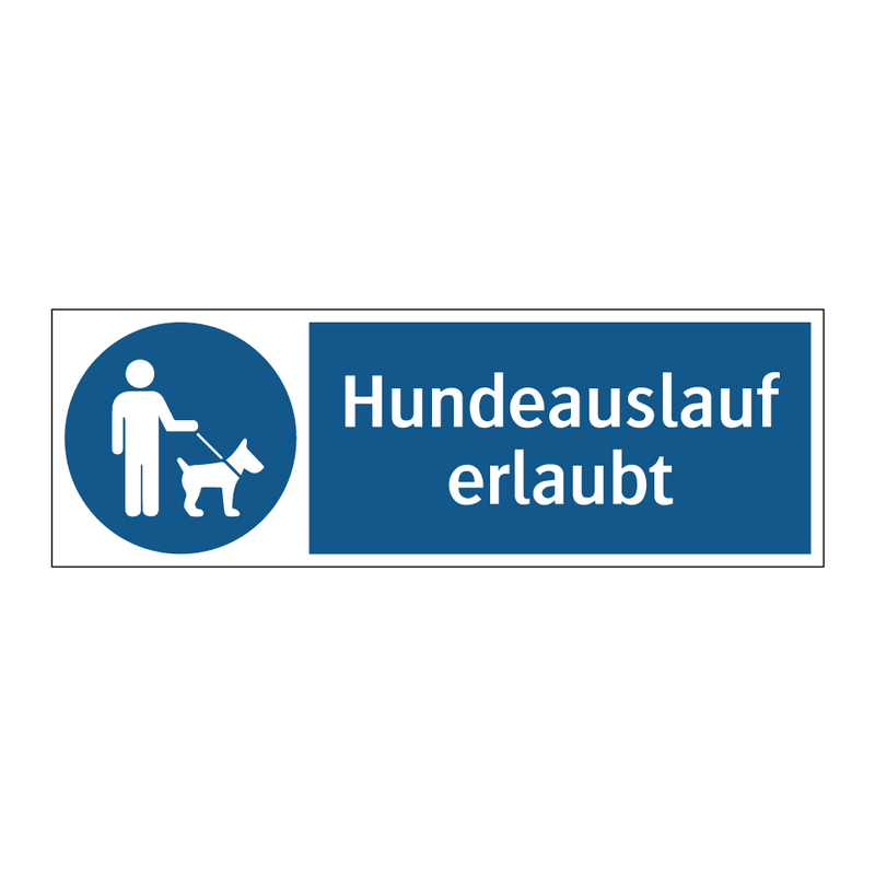 Hundeauslauf erlaubt