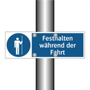 Festhalten während der Fahrt