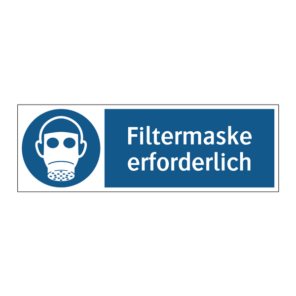 Filtermaske erforderlich