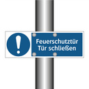 Feuerschutztür Tür schließen